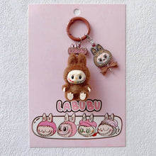 Load image into Gallery viewer, Mini Labubu Keychain Bag Charm With Bow