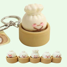 Load image into Gallery viewer, Dumpling Friends Clicker  Keychain – Viral Fidget Pop