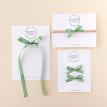 Load image into Gallery viewer, Sage | Statement Ribbon Bow