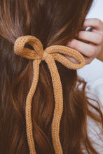 Load image into Gallery viewer, Knit Long Bow Clip  - Multiple Colors