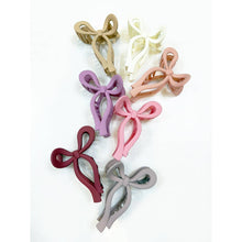Load image into Gallery viewer, Matte Tone Bow Shape Hair Claw love and repeat