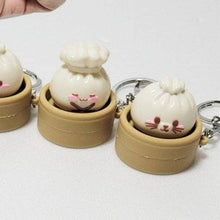 Load image into Gallery viewer, Dumpling Friends Clicker  Keychain – Viral Fidget Pop