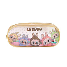 Load image into Gallery viewer, LABUBU Kids' Clear Pencil Case Printed PU Zipper Pouch Back To School