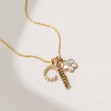 Load image into Gallery viewer, Cz Poppy Initial C Charm