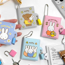 Load image into Gallery viewer, Miffy Secret Mini Memo Diary Book with Lock &amp; Key