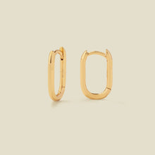 Load image into Gallery viewer, Paperclip Hoop Earrings