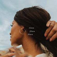Load image into Gallery viewer, Live In Hoop Earrings