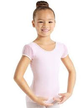 Load image into Gallery viewer, CAPEZIO GLITTER GLAM PUFF SLEEVE LEOTARD - 11886C