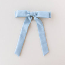 Load image into Gallery viewer, Faded Denim | Schoolgirl Bow
