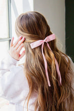 Load image into Gallery viewer, Satin Ribbon Long Bow Clip