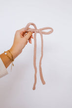 Load image into Gallery viewer, Knit Long Bow Clip  - Multiple Colors