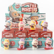 Load image into Gallery viewer, Flocked Mini Labubu Cola Blind Box